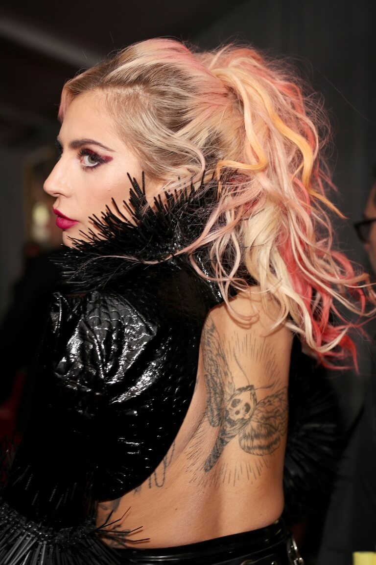 Lady Gaga Ponytail Βραβεία Grammy 2017