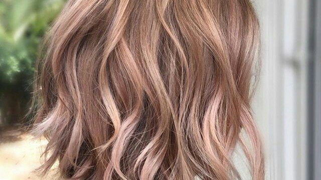 rose gold hair