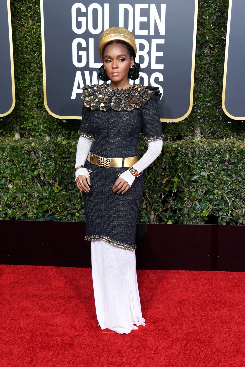 Janelle Monae Golden Globes 2019 dress