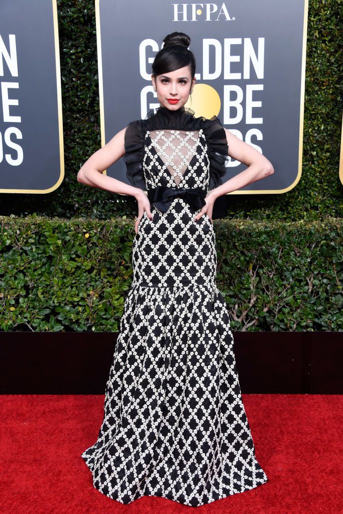 Sofia Carson Golden Globes 2019 dress