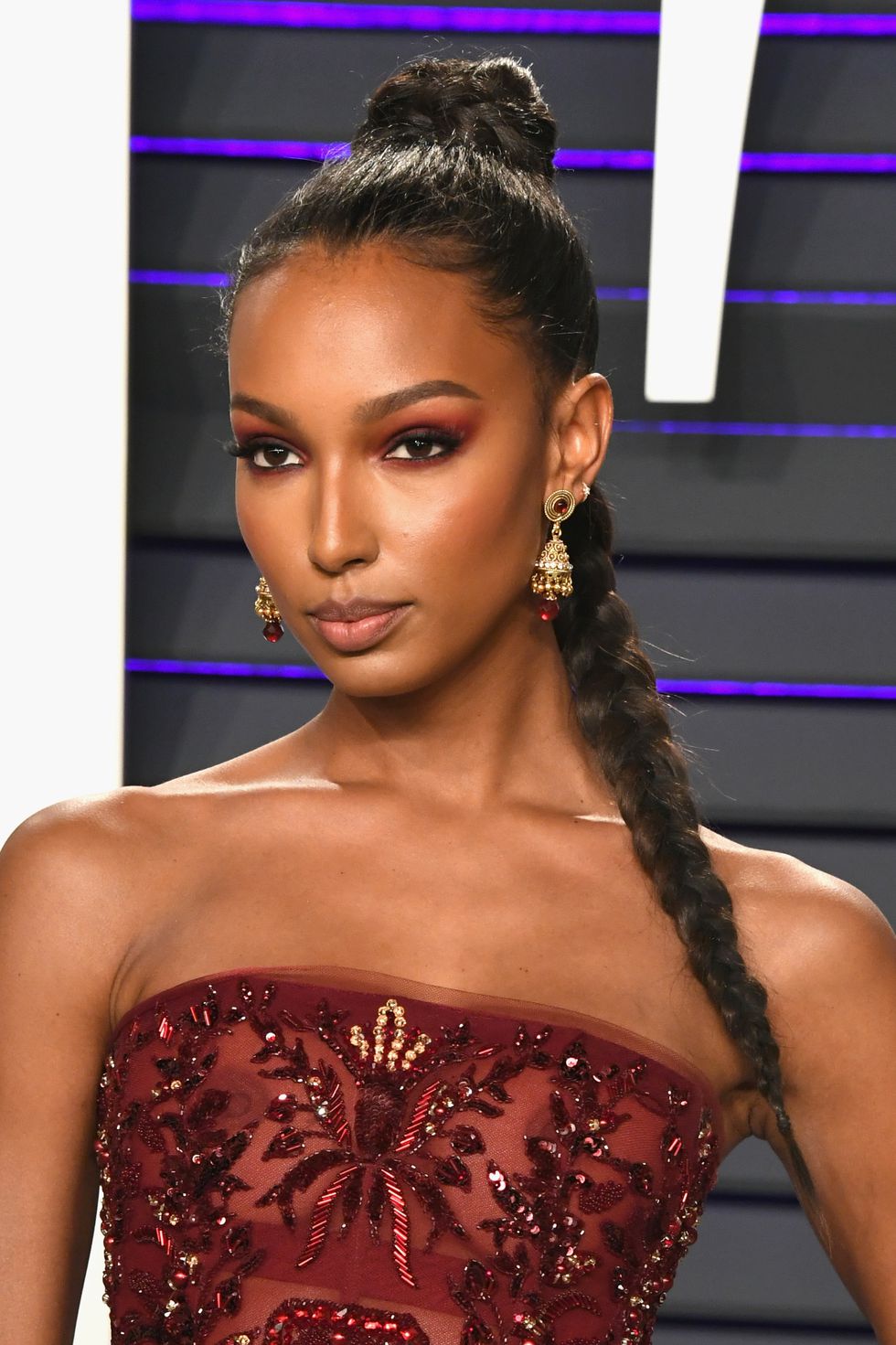 Όσκαρ-Oscar 2019-Jasmine Tookes-τα-καλύτερα-χτενίσματα-από-την-όμαδα-του-LeTif