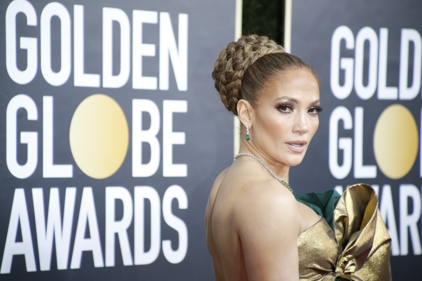 Χρυσές Σφαίρες 2020 Χτενίσματα, Jennifer Lopez χρυσές σφαίρες χτένισμα