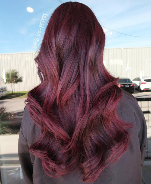 Shiraz Red Χρώμα Μαλλιών