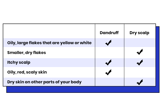 ξηροδερμία: dandruff vs dry scalp