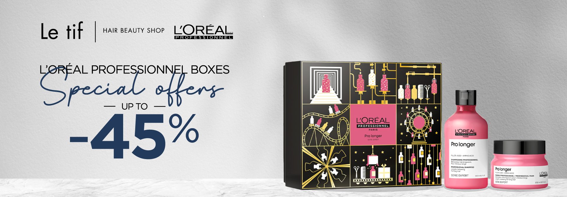 loreal boxes -40% brand right