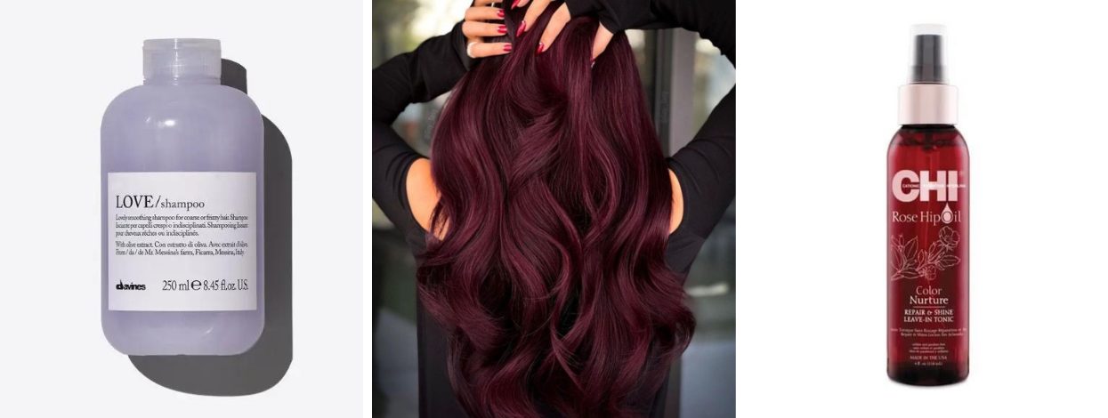Τάσεις στα μαλλιά 2024: Cherry Violet