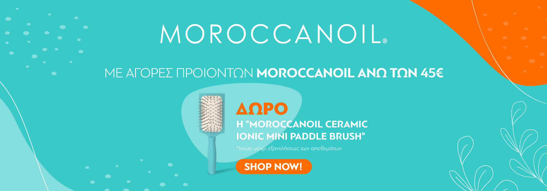 Moroccanoil New February Offer - Brush Gift